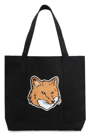 Fox Head Canvas tote bag-1